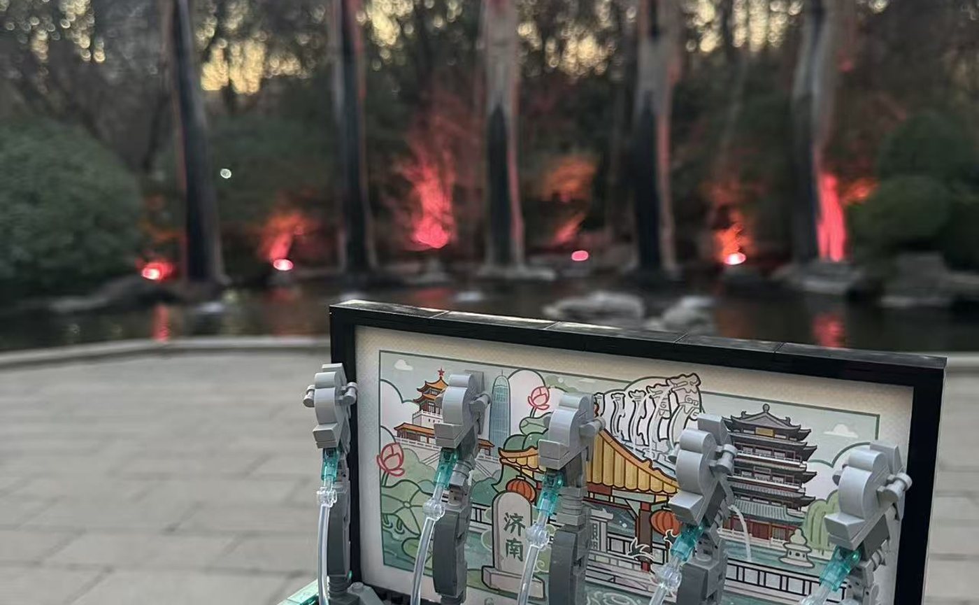 五龙潭文旅场景积木模型